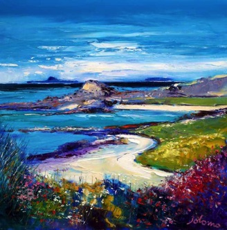 Bay at the back of the ocean Iona 24x24